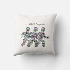 Mannen in beweging kussen