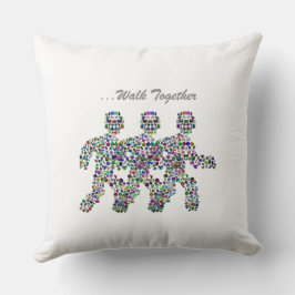 Mannen in beweging kussen