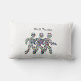 Mannen in beweging kussen