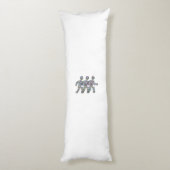 Mannen in beweging lichaamskussen (Achterkant (Verticaal))