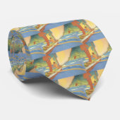 "Mannen in een afvoerkanaal voor de kust" - Stropd Stropdas (Opgerold)