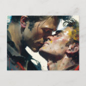 Mannen in Liefde Briefkaart (Voorkant)