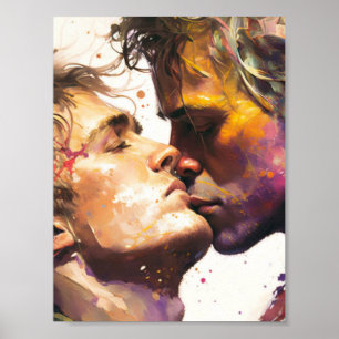 Mannen in Liefde Poster