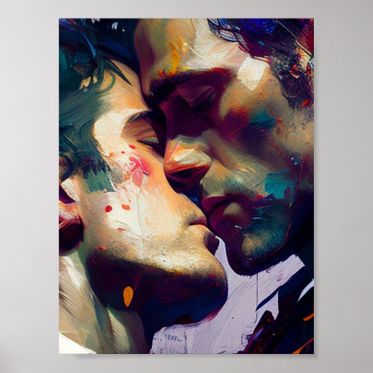 Mannen in Liefde Poster (Voorkant)