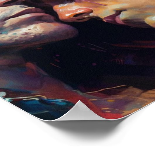 Mannen in Liefde Poster (Hoek)