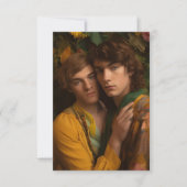 Mannen in Love Blank Kaart (Voorkant)