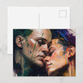 Mannen in Love Briefkaart (Voorkant / Achterkant)