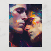 Mannen in Love Briefkaart (Voorkant)