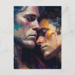 Mannen in Love Briefkaart