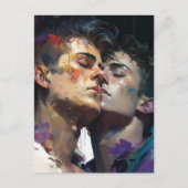 Mannen in Love Briefkaart (Voorkant)