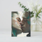 Mannen in Love Briefkaart (Staand voorkant)