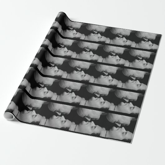 Mannen in Love Wrapping Paper Cadeaupapier (Uitgerold)