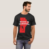  mannen in Manitoba T-Shirt (Voorkant volledig)