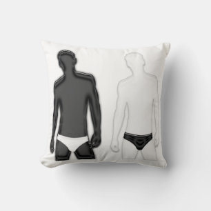 Mannen in ondergoed Pillow Kussen