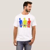 Mannen in ondergoed t-shirt (Voorkant volledig)