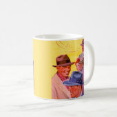 mannen in petten in de jaren veertig koffiemok (Voorkant rechts)