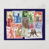 Mannen in postale Design Briefkaart (Voorkant)