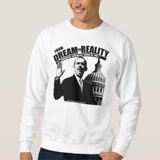 Mannen Inaugural Sweatshirt (Voorkant)