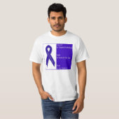 Mannen Indigo Ribbon T-shirt-shirt T-shirt (Voorkant volledig)