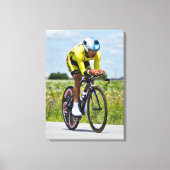 Mannen individuele tijdproef nr. 3 canvas afdruk (Voorkant)