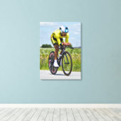 Mannen individuele tijdproef nr. 3 canvas afdruk (Insitu (Houten vloer))