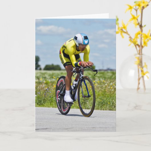 Mannen individuele tijdproef nr. 3 kaart (Gele Bloem)