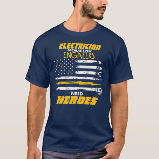 Mannen ingenieurs hebben een heleboel elektricien  t-shirt