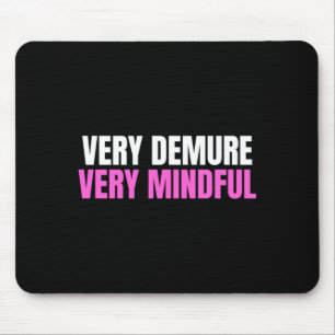 Mannen ingetogen mindful _ schattige dames werk muismat
