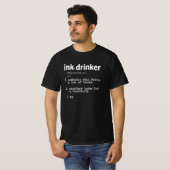 Mannen Ink Drinker T-shirt (Voorkant volledig)