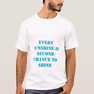 mannen inspirerend quote als Sunshine Tshirt
