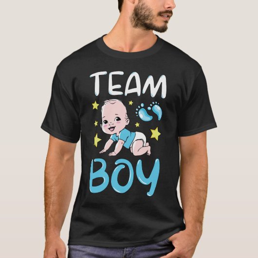 Mannen instellen voor teamBoy Party T-shirt (Voorkant)