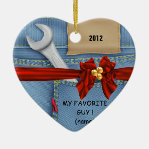 MANNEN INSTRUMENTEN VOOR 2014 KERAMISCH ORNAMENT