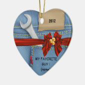MANNEN INSTRUMENTEN VOOR 2014 KERAMISCH ORNAMENT (Links)