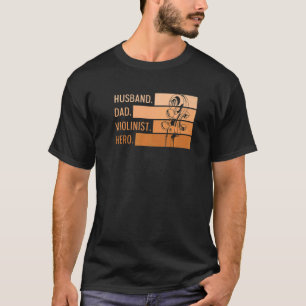 Mannen instrumentviool voor uw violiste man t-shirt