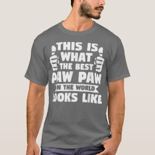 Mannen is dit wat de beste poepopa is t-shirt