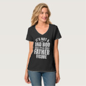 Mannen is geen vader, maar een vader. t-shirt (Voorkant volledig)