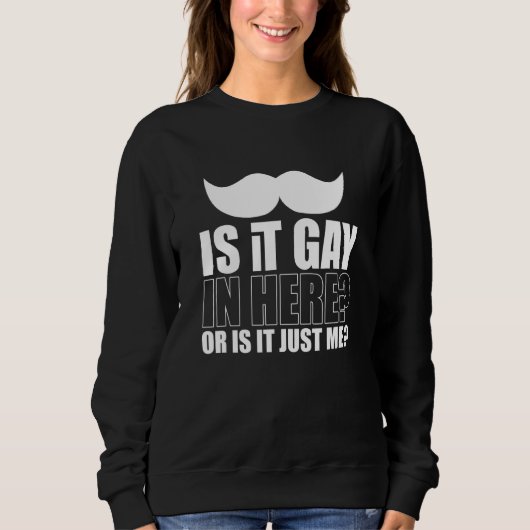 Mannen is het hier homo of is het gewoon mij verra trui (Voorkant)