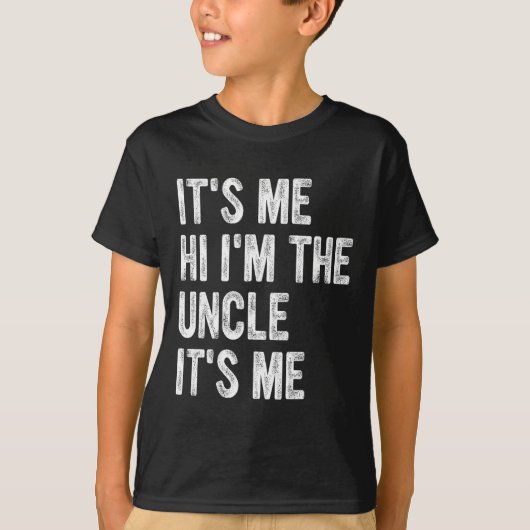 Mannen is het me hi im the ome its me t-shirt (Voorkant)