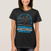 Mannen IT-specialist Computer Jo T-shirt (Voorkant)
