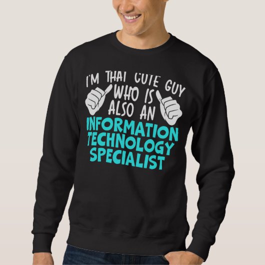 Mannen IT-specialist Computer Jo Trui (Voorkant)