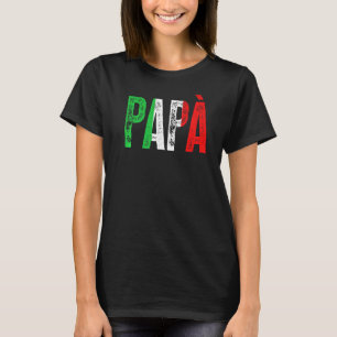 Mannen Italiaanse cultuurfamilie Italië Born Papà T-shirt