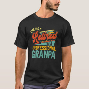 Mannen Iu2019m A Professional Granpa in ruste T-shirt