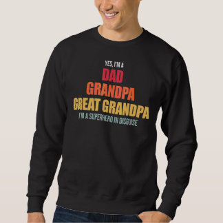 Mannen ja ik ben een vader opa overgrootvader opa trui
