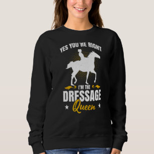 Mannen ja rechts ik ben de Dressage Queen Horse R Trui