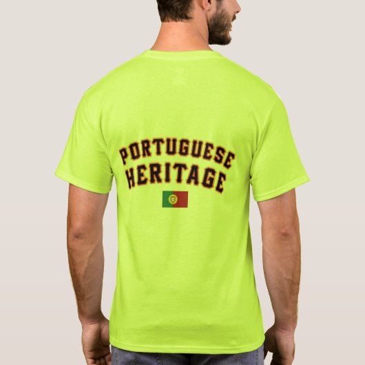 Mannen Jacket T-shirt (Achterkant)