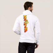 Mannen Jacket van Tennis Ball Cartoon Hoodie (Achterkant volledig)