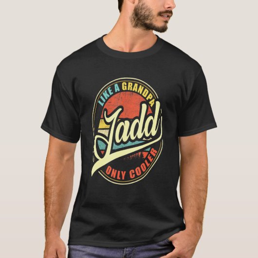 Mannen jadd als opa alleen koel t-shirt (Voorkant)