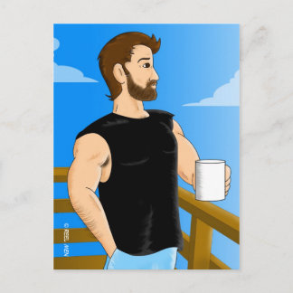 Mannen: Jake Briefkaart