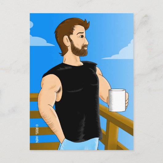 Mannen: Jake Briefkaart (Voorkant)