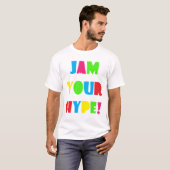 Mannen jam je hype Basic T-shirt (Voorkant volledig)